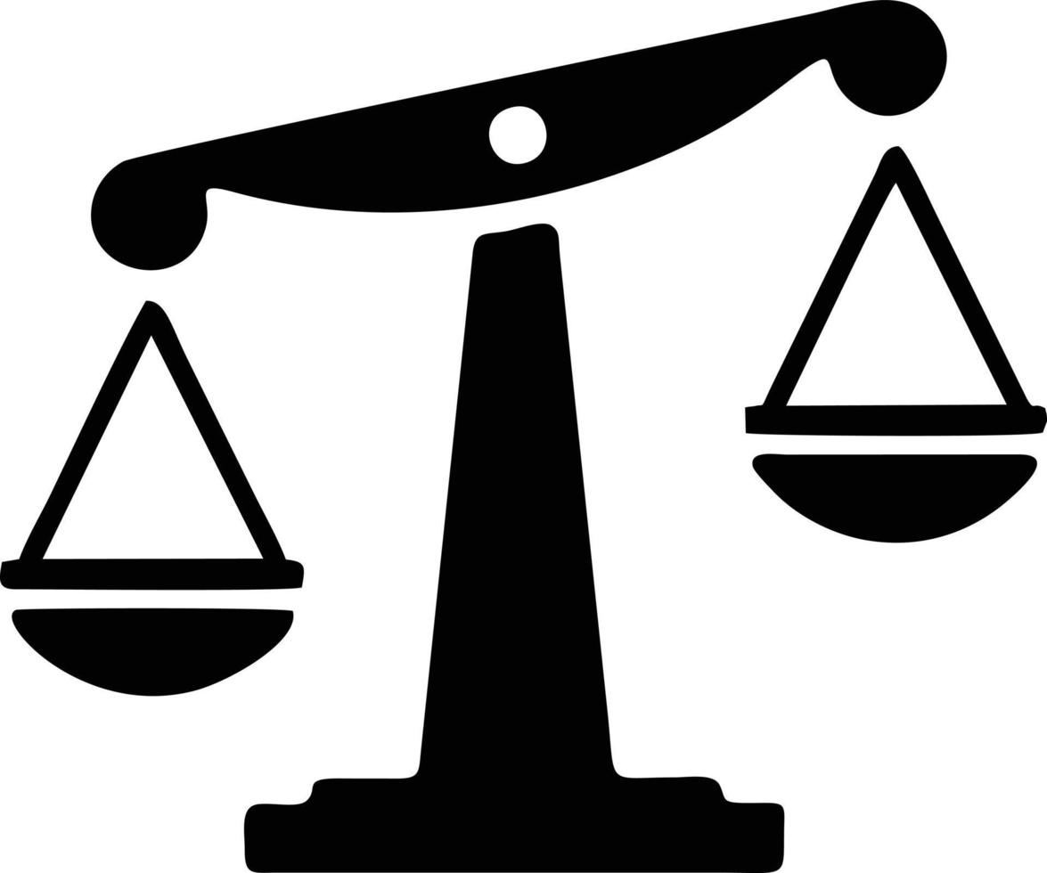 Scale balance icon symbol design, Illustration of the law balance icon vector image. EPS 10