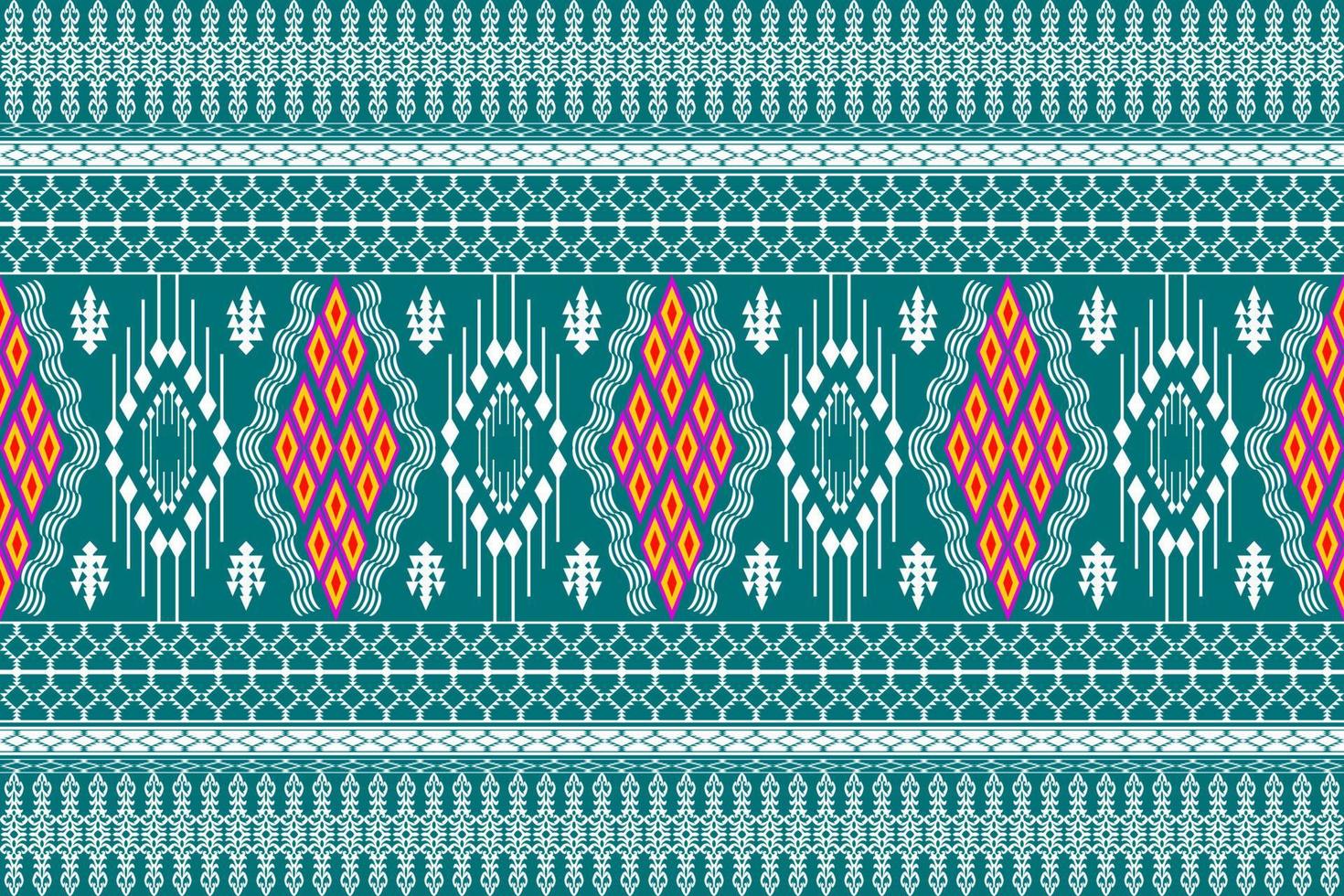 Geometric ethnic oriental traditional art pattern.Figure tribal embroidery style.Design for ethnic background,wallpaper,clothing,wrapping,fabric,element,sarong,vector illustration vector