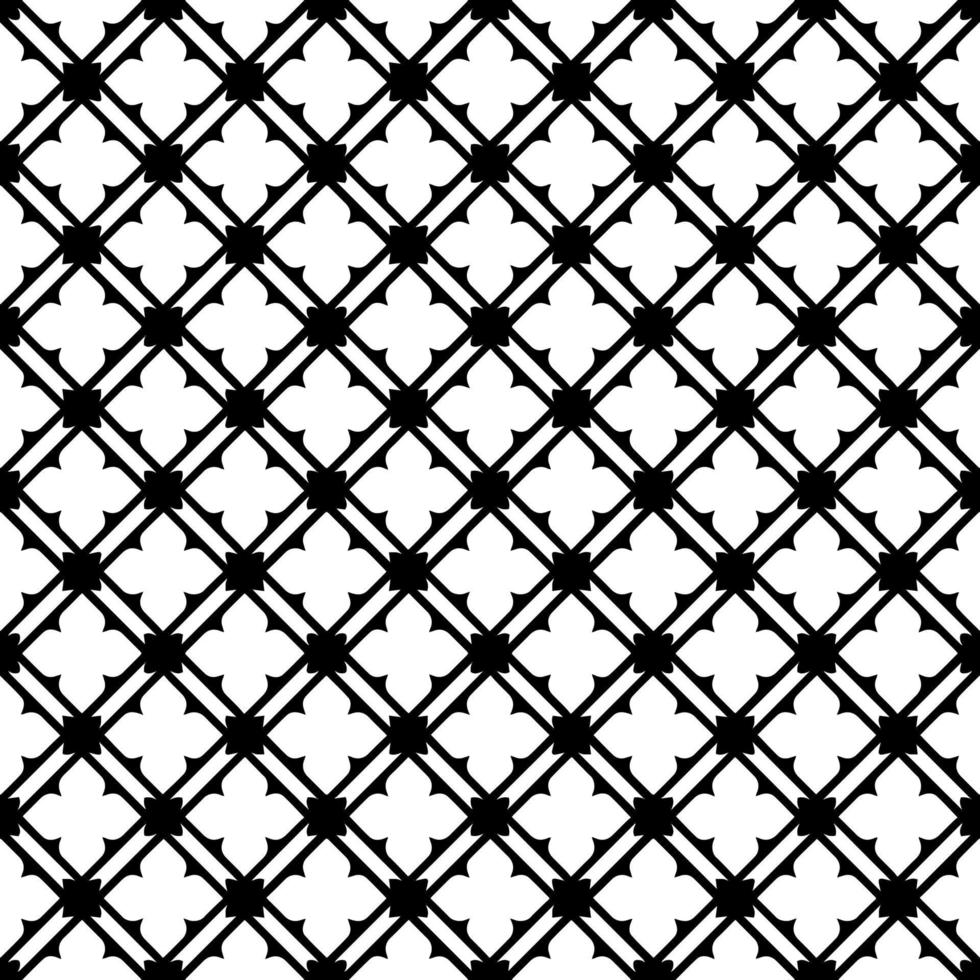 Black and white seamless pattern texture. Greyscale ornamental graphic design. vector