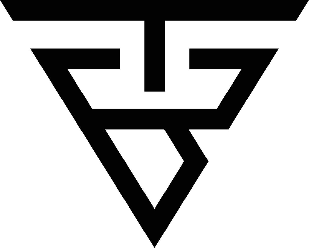 bt logo y icono vector