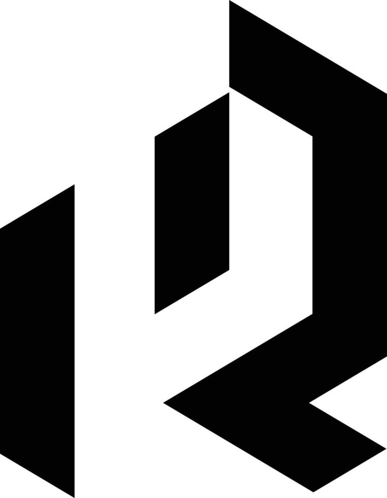 pr logo y icono vector