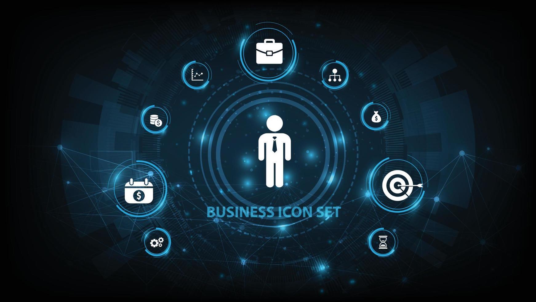 Business, Technology, Internet and network concept. Digital Marketing content planning advertising strategy concept. vector