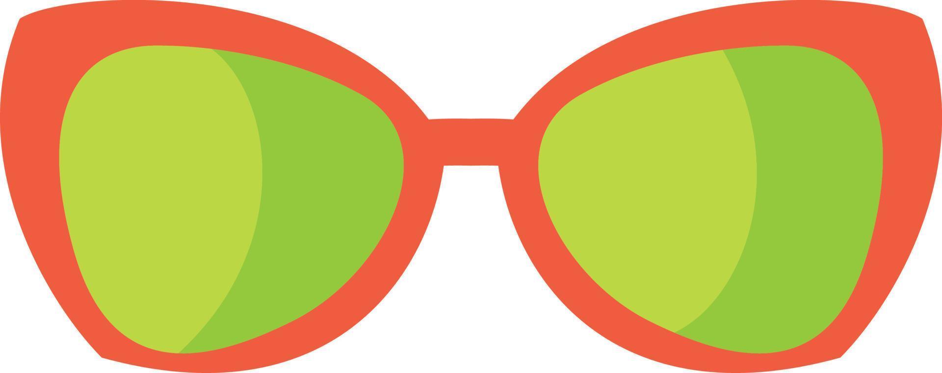 Isolated sunglasses icon on a white background, Vector illustration