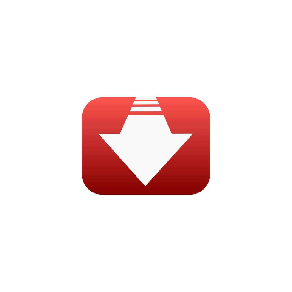 download icon on white background vector
