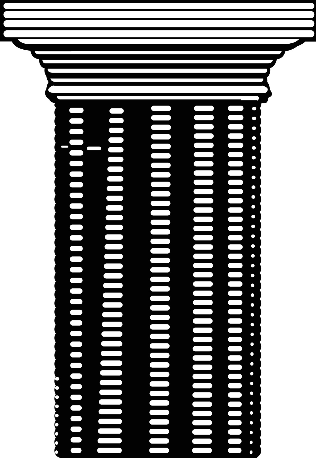 Pillar, Different type of column, Triangular column simple unique style