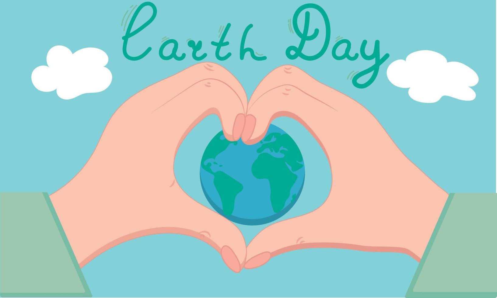 save the planet earth vector