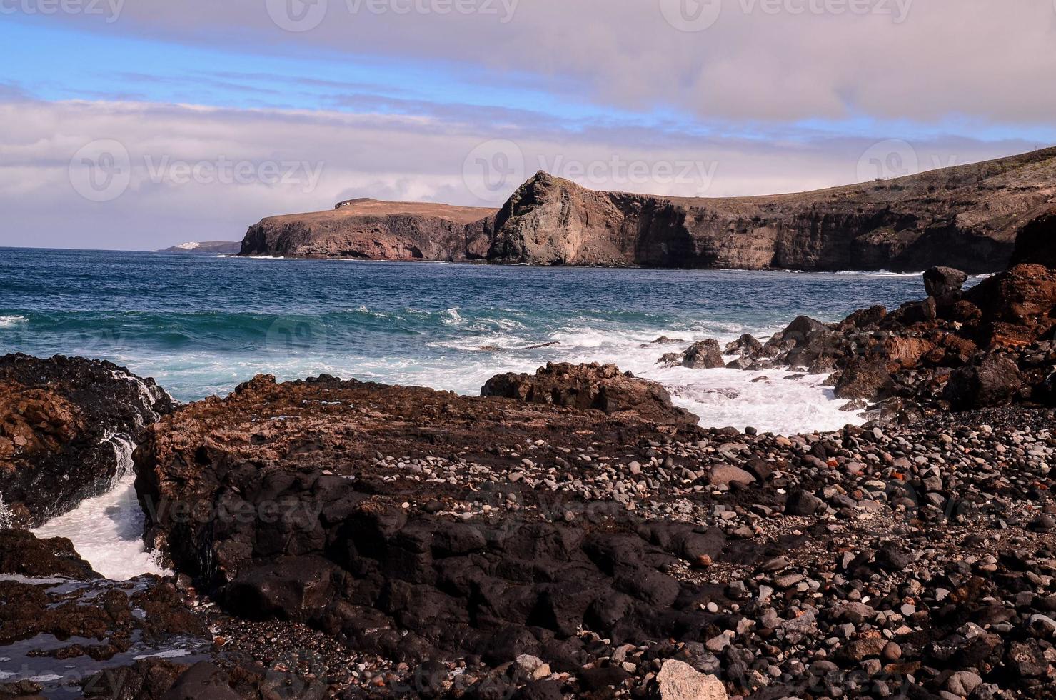 Scenic coastal view photo