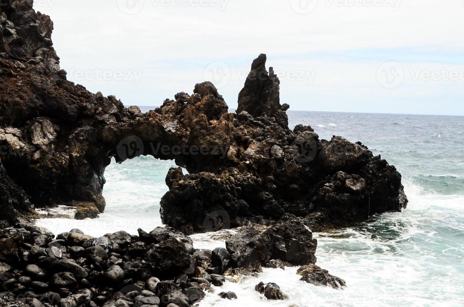 Scenic coastal view photo