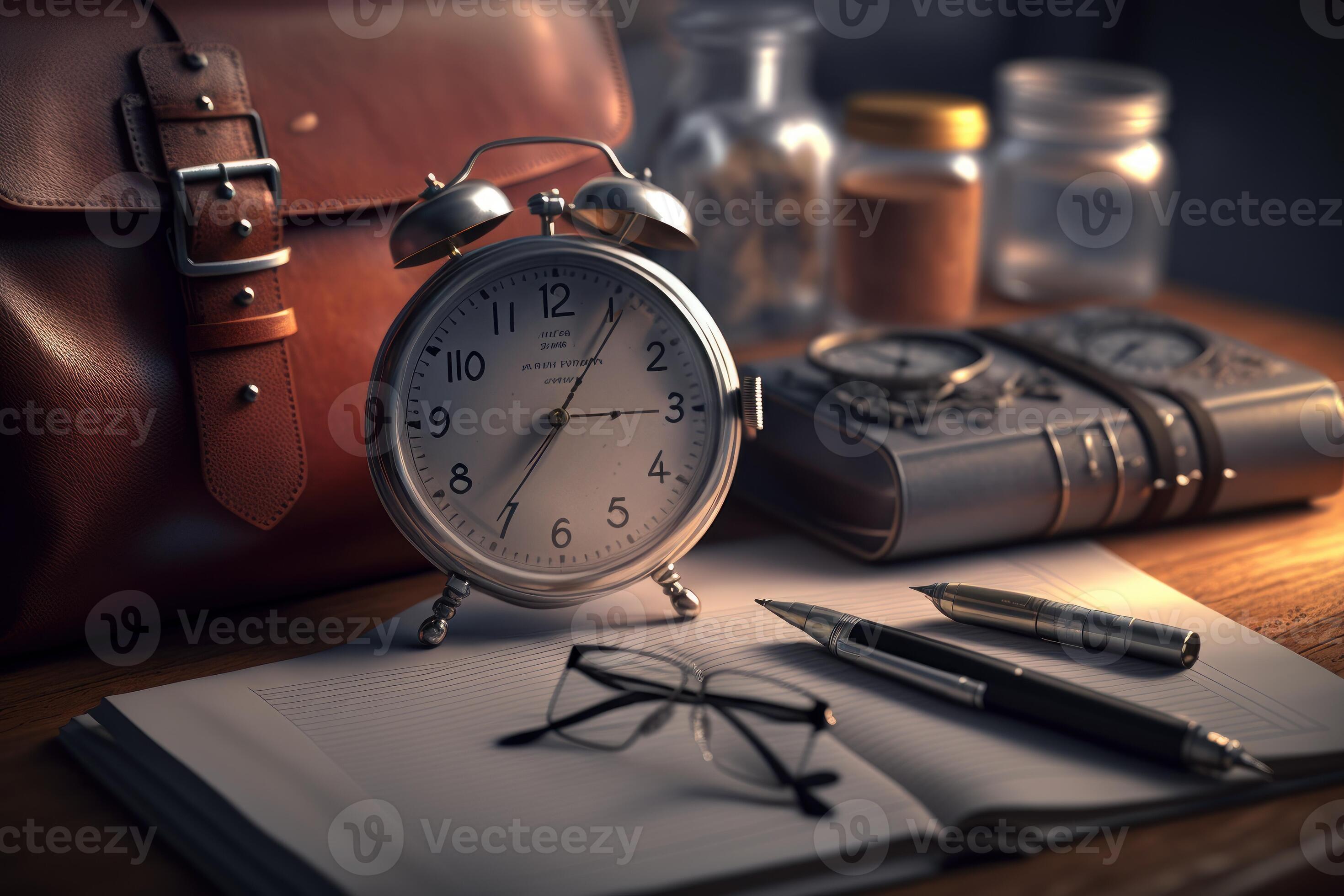 Realistic Clock for Time management and Self organization concept