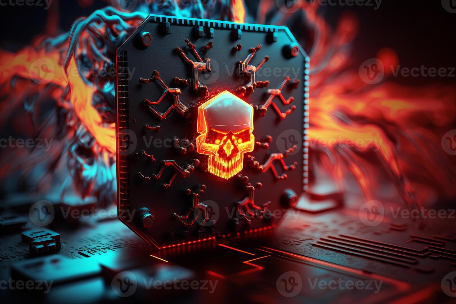 computer virus background images