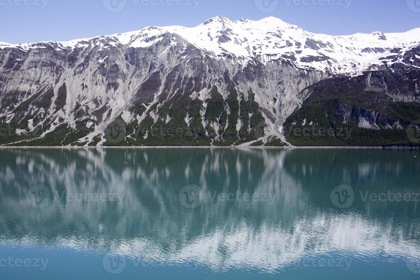 Glacier Bay National Park Snowy Mountain Reflections photo