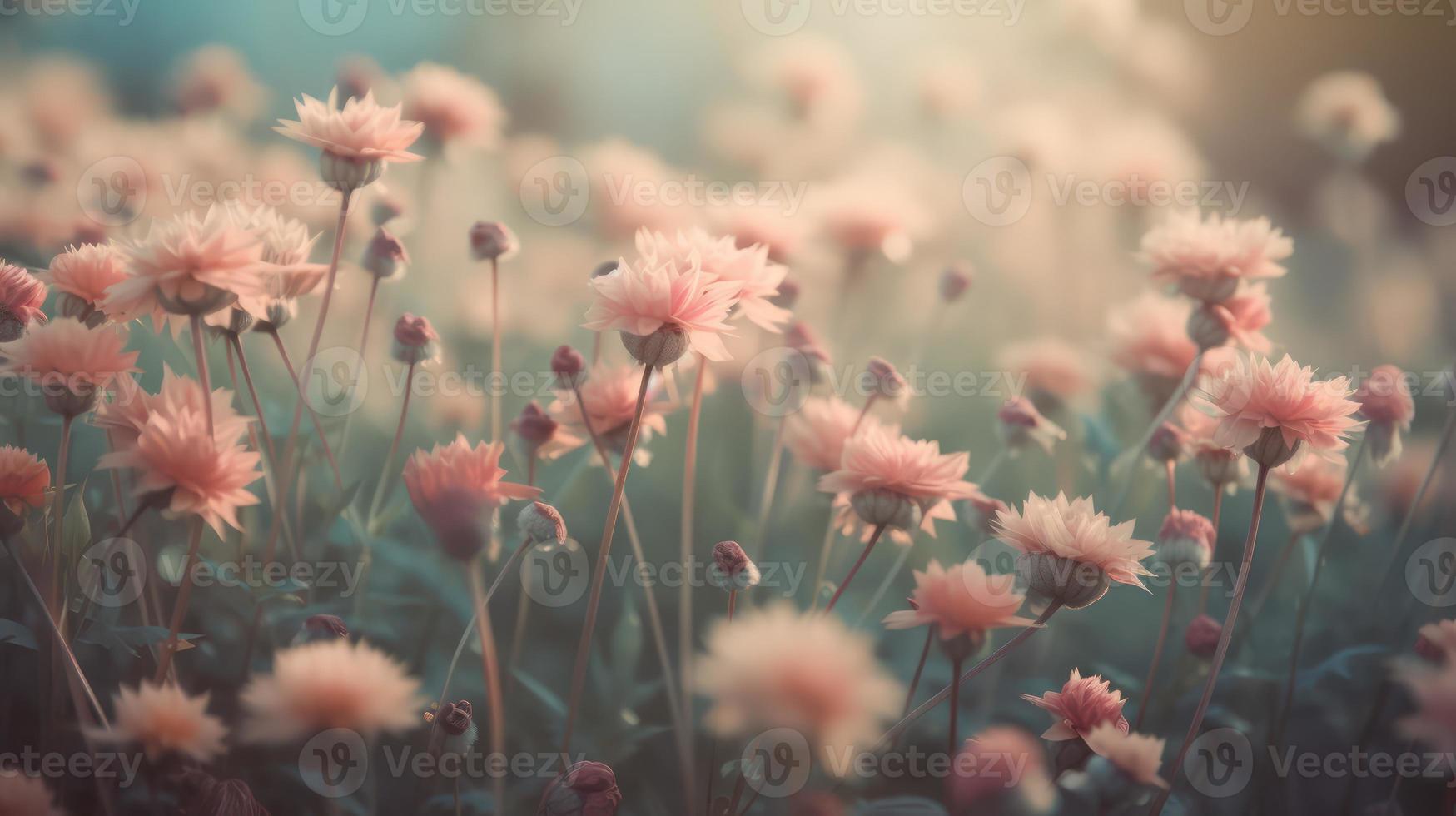 Soft dreamy sweet flower for love romance background. 21863599 Stock