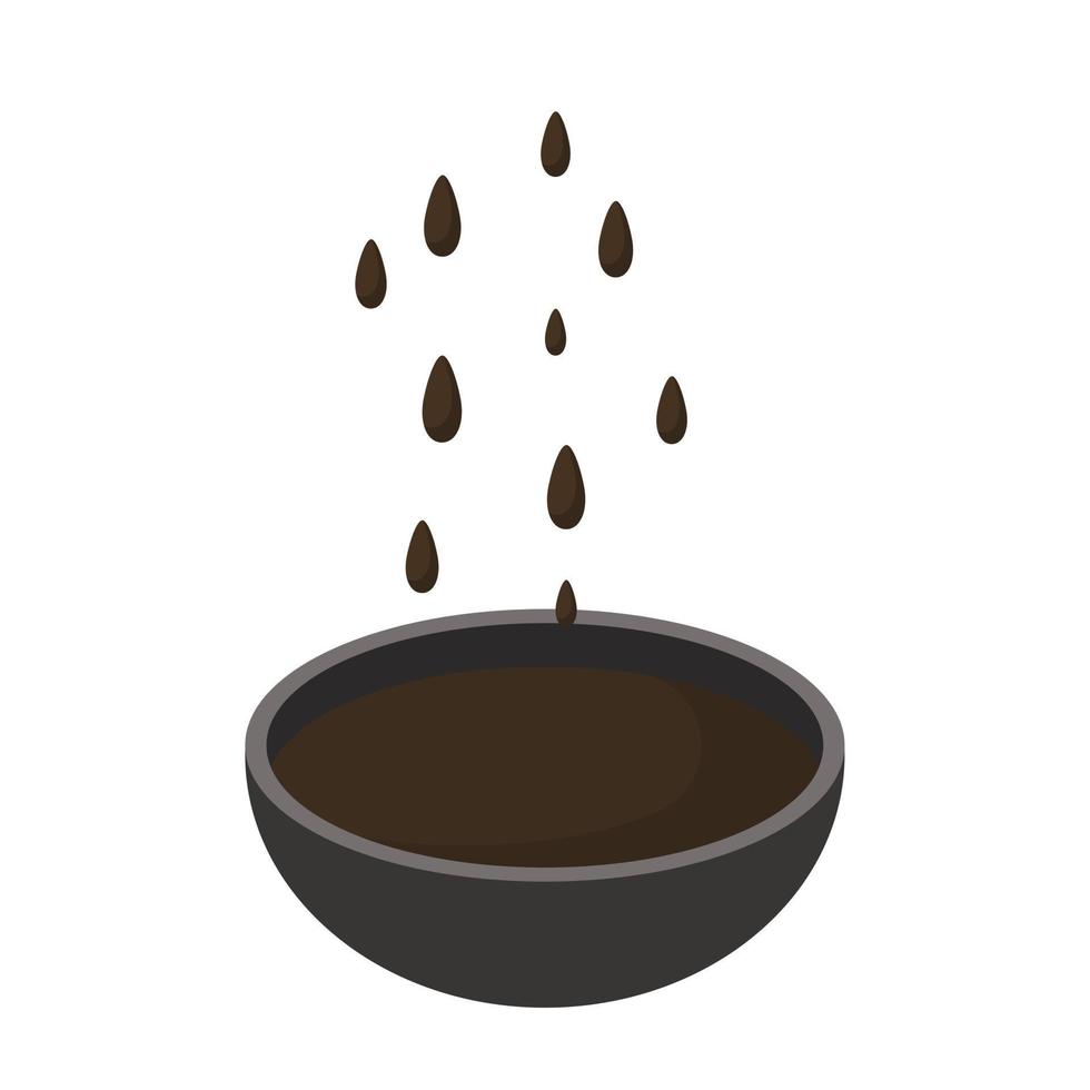 Illustration of soy sauce. Asian cuisine element 21863663 Vector Art at Vecteezy