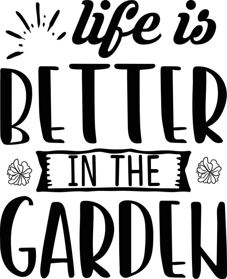 Garden Svg Design vector