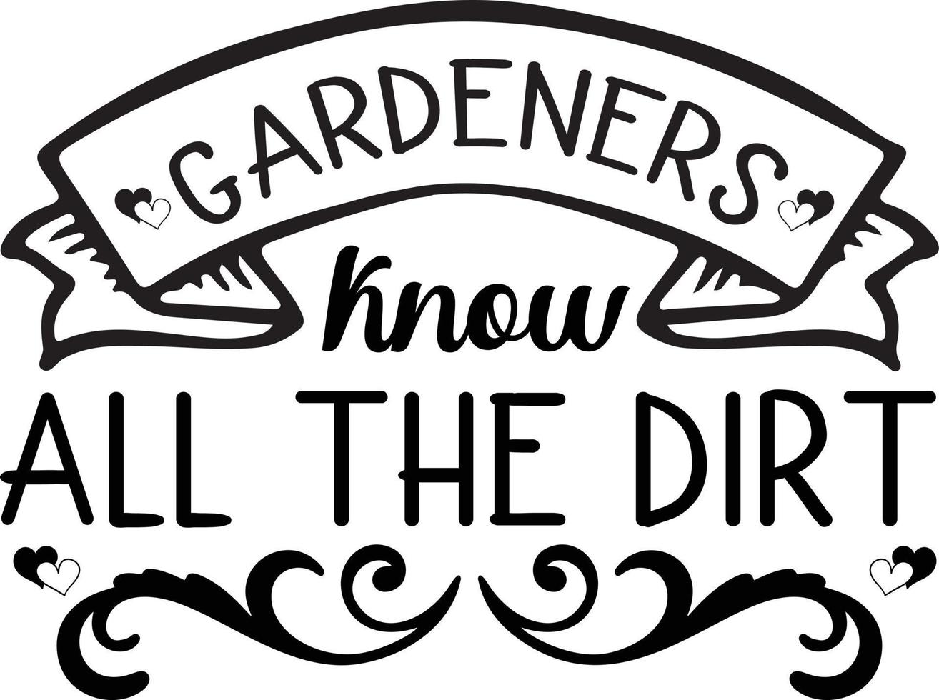 Garden Svg Design vector