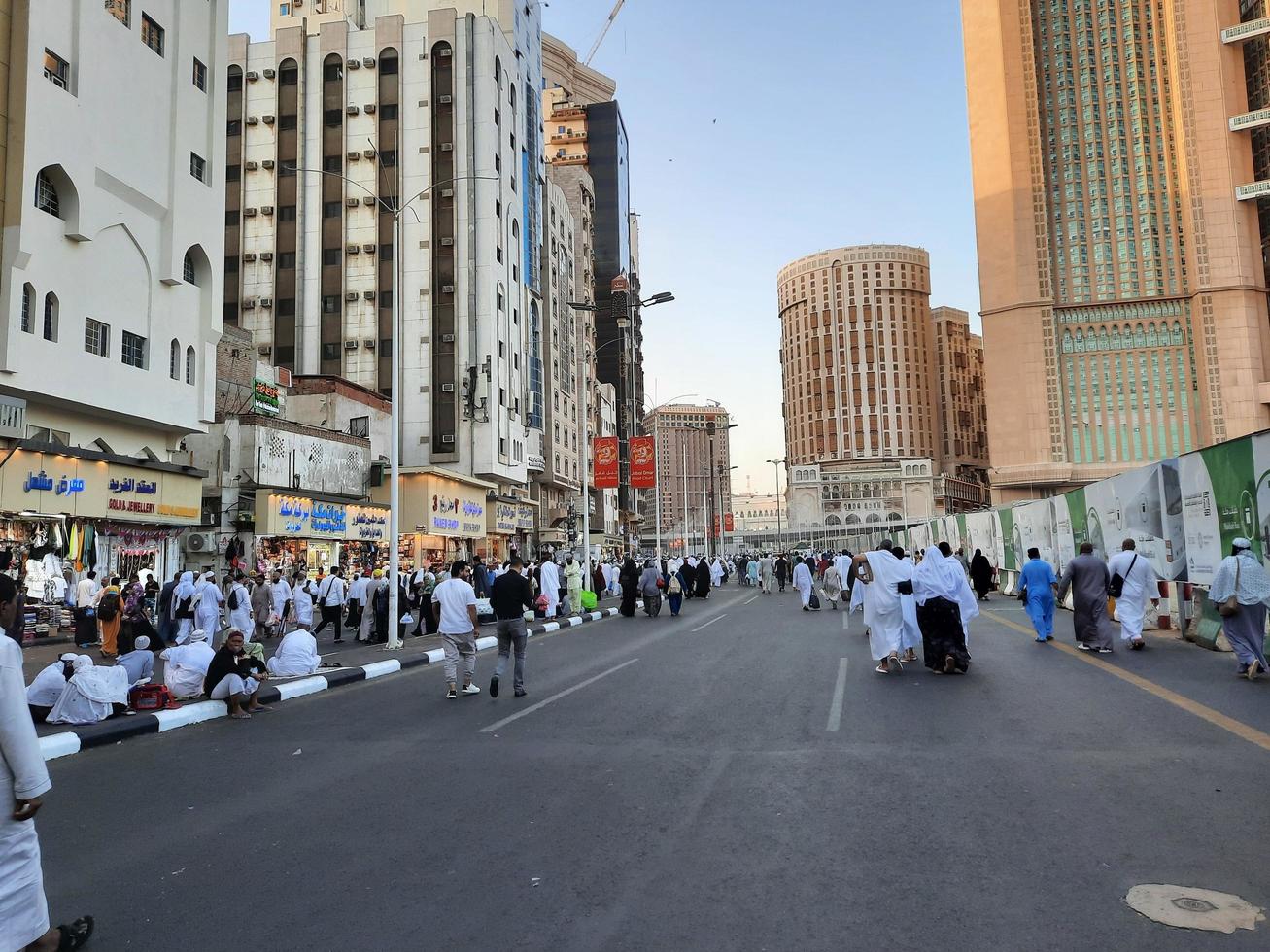 Mecca, Saudi Arabia, March 2023 Beautiful view outside the Masjid al