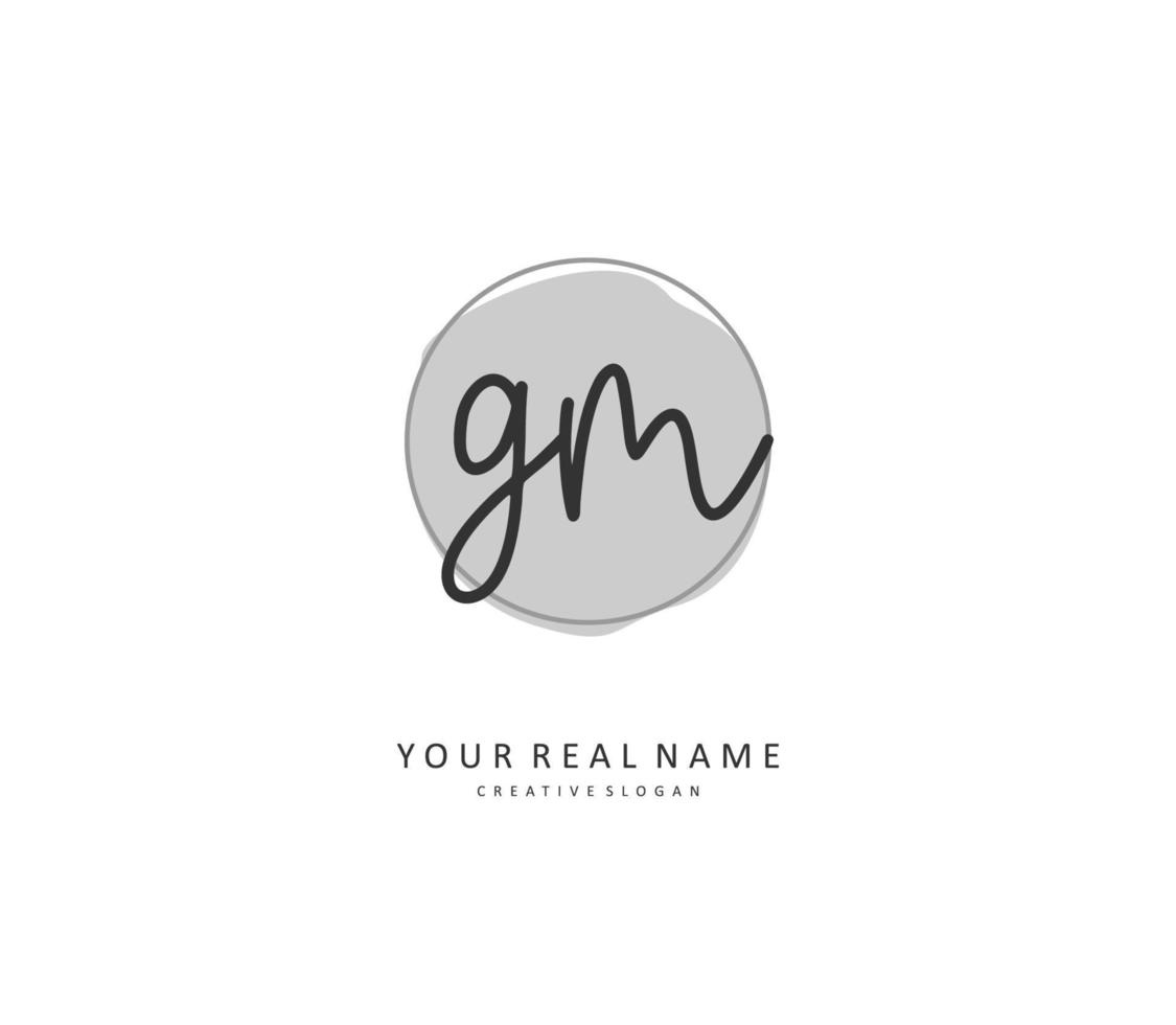 Professional Innovative Initial Gm Logo And Mg Logo Letter Gm Or