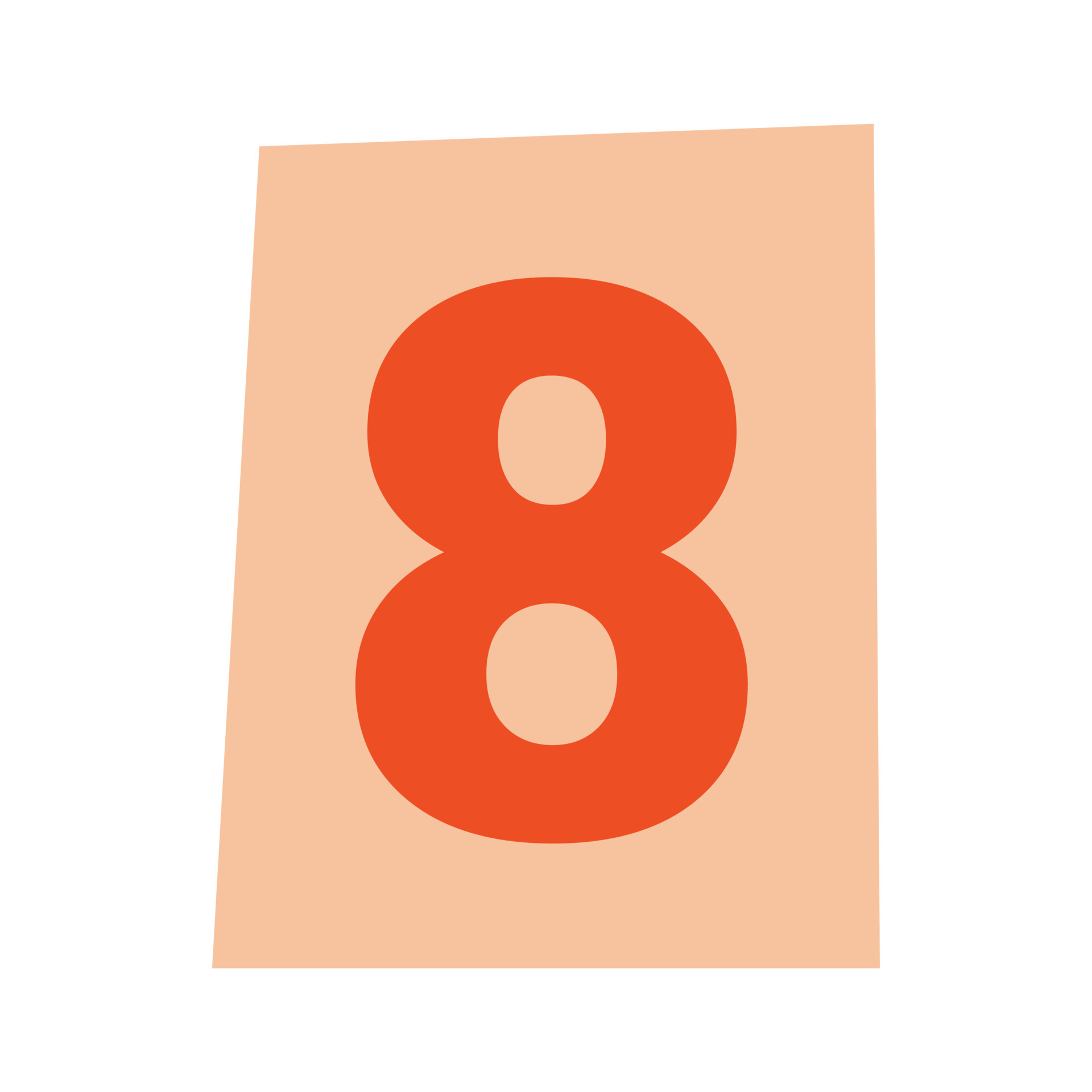 Vector ransom font in y2k style Retro number 8 cut outs from newspaper