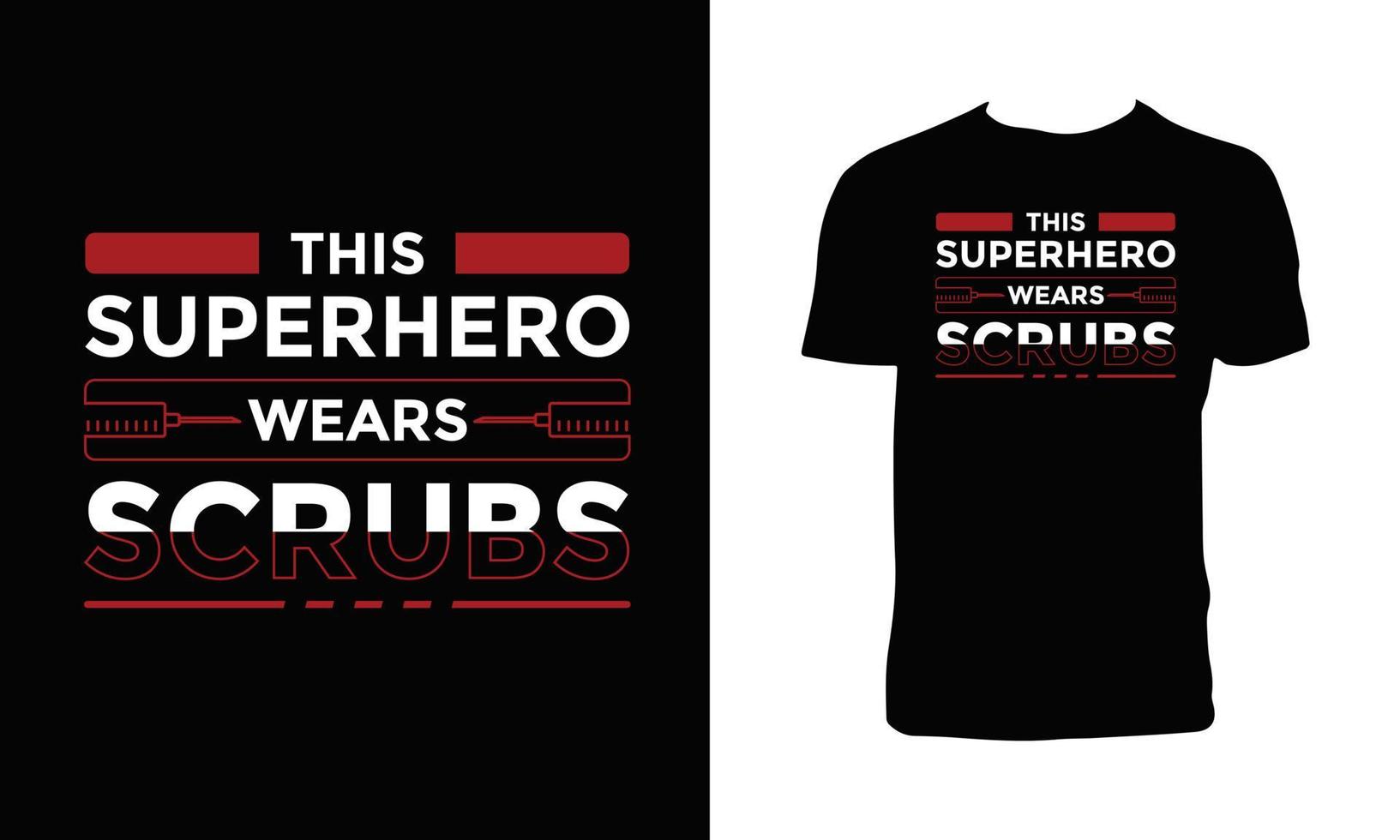 Nurse Typography T Shirt Design And Vector Illustration
