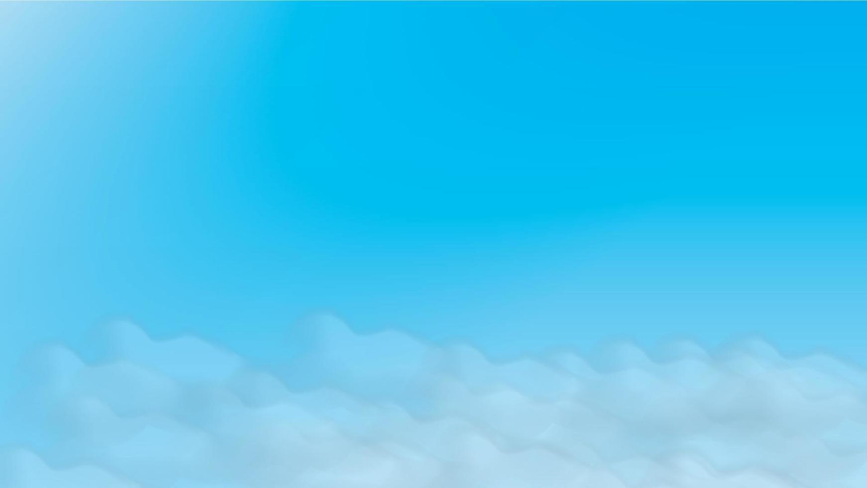 free blue sky with clouds background hd vector