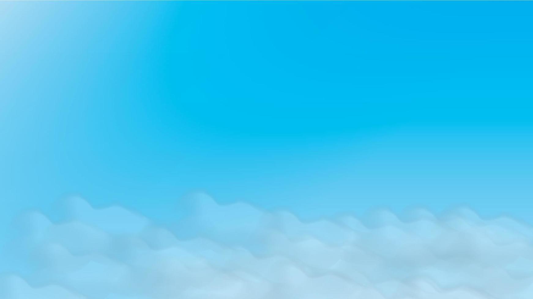 gratis azul cielo con nubes antecedentes hd vector