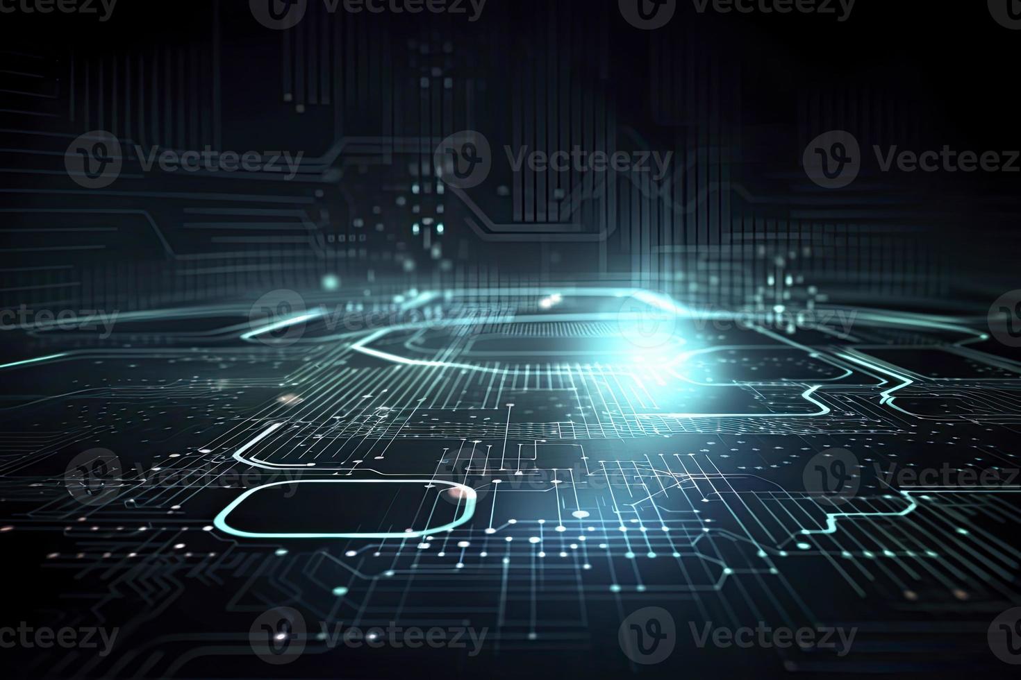 Abstract technology big data background concept. Artificial intelligence tech. Big data and cybersecurity. Transfer and storage of data sets, blockchain, server. Colorful background photo