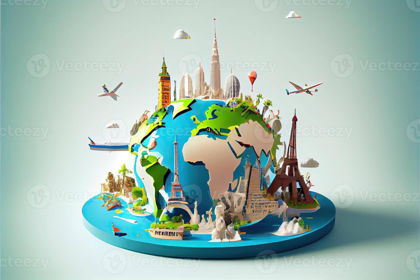 world tourism day 27 september 21867831 Stock Photo at Vecteezy