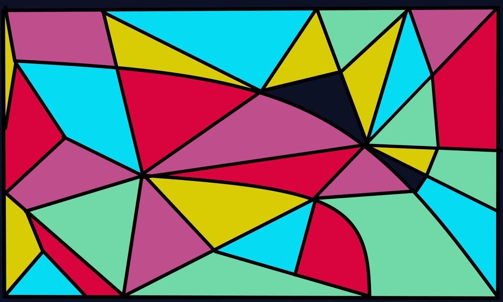 Creative geometric colorful background with patterns. vector