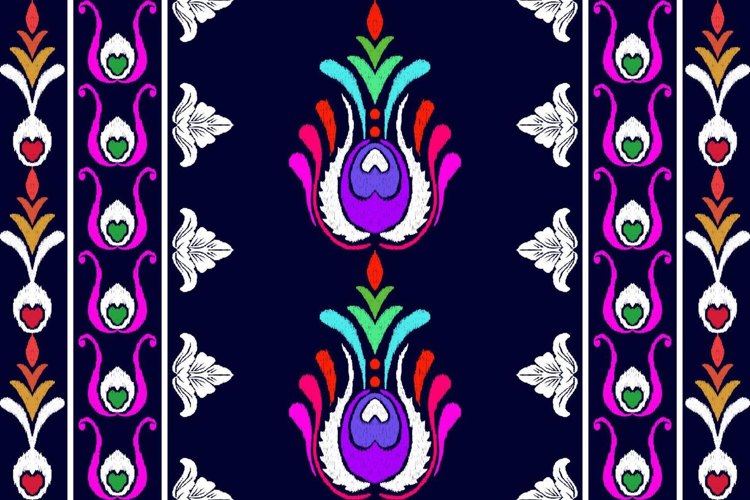 patchwork floral pattern with paisley and indian flower motifs. damask style pattern for textil and decoration vector