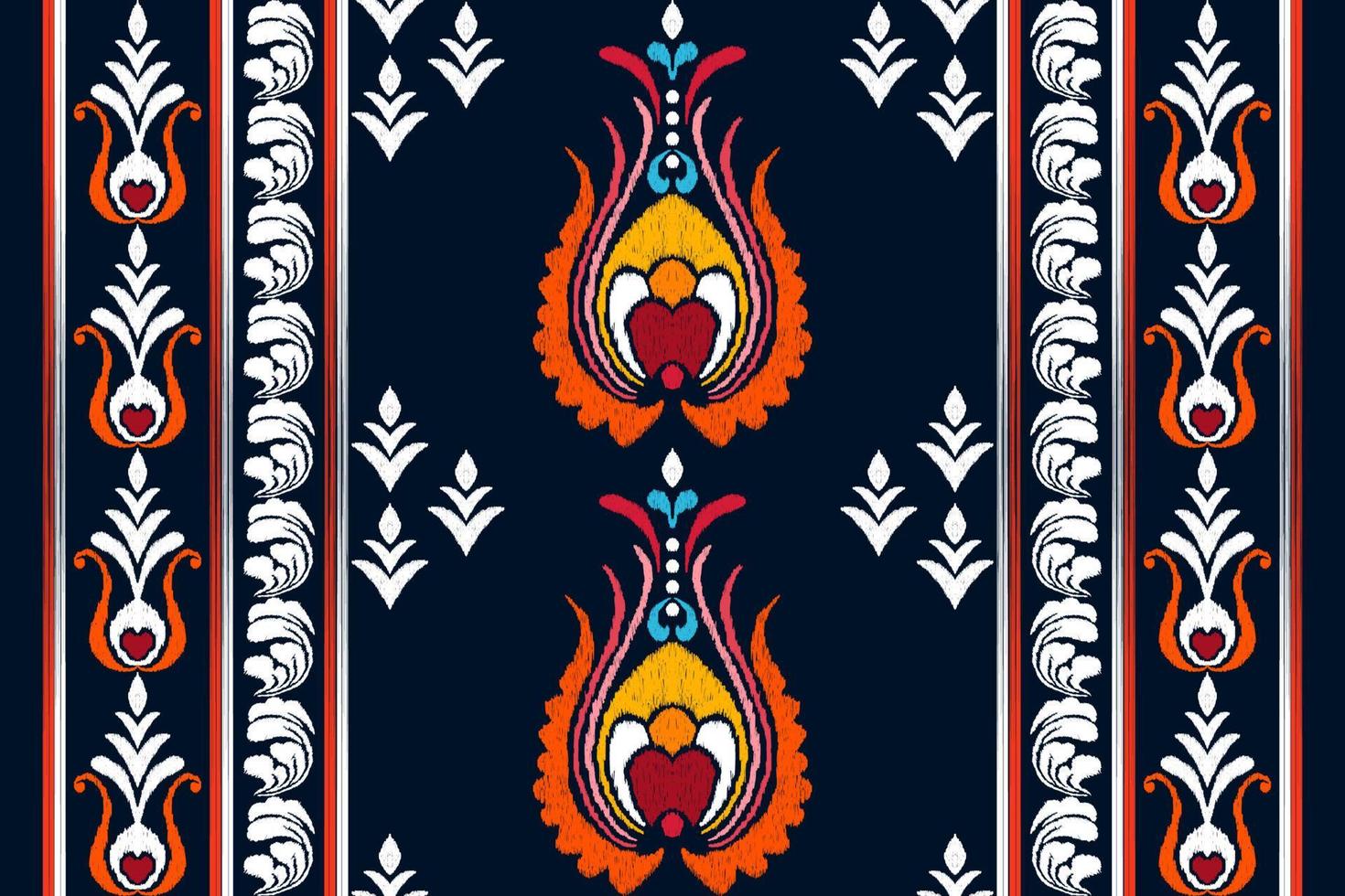 patchwork floral pattern with paisley and indian flower motifs. damask style pattern for textil and decoration vector