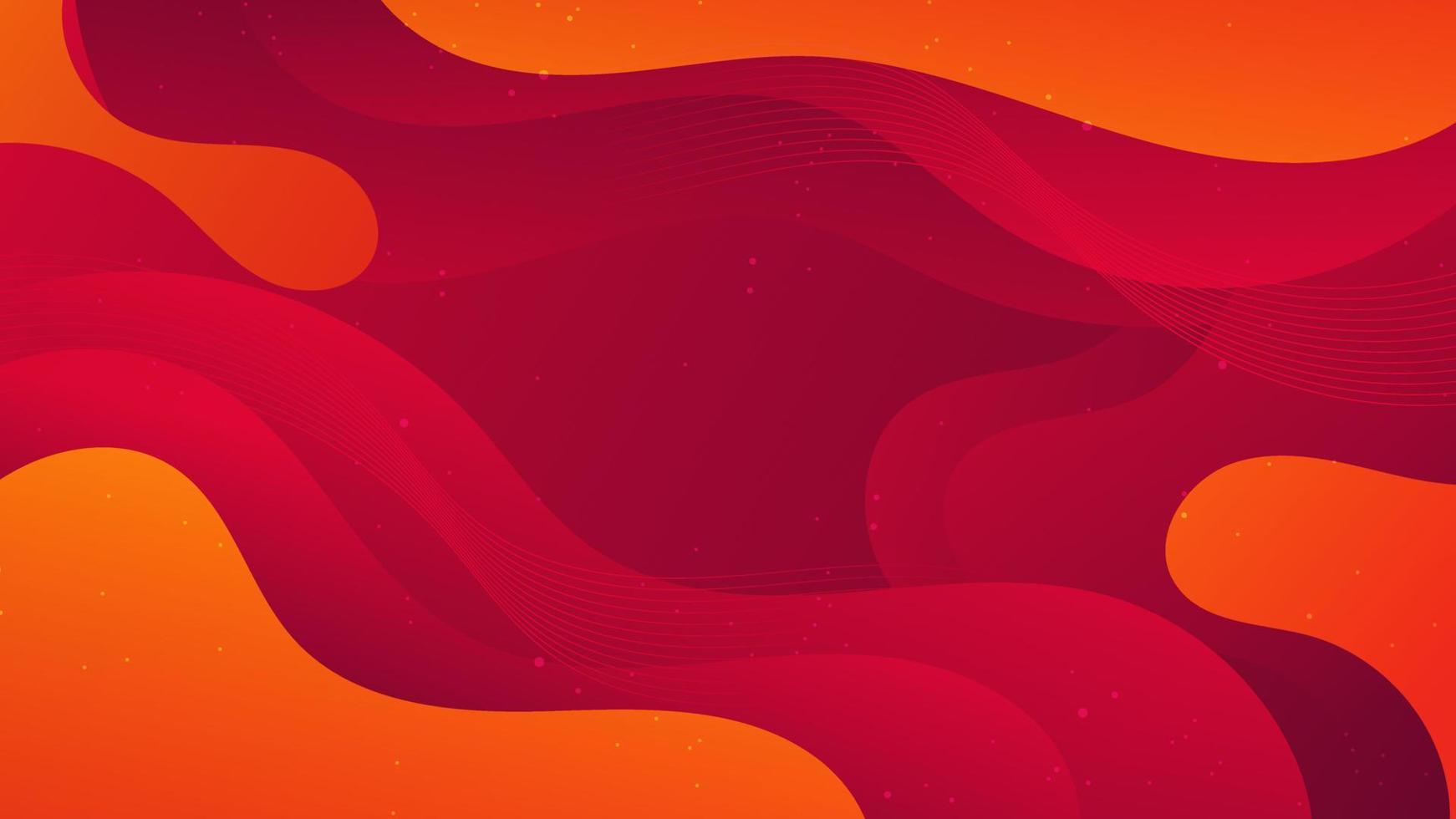 Abstract Gradient Red Orange liquid Wave Background 21868601 Vector Art