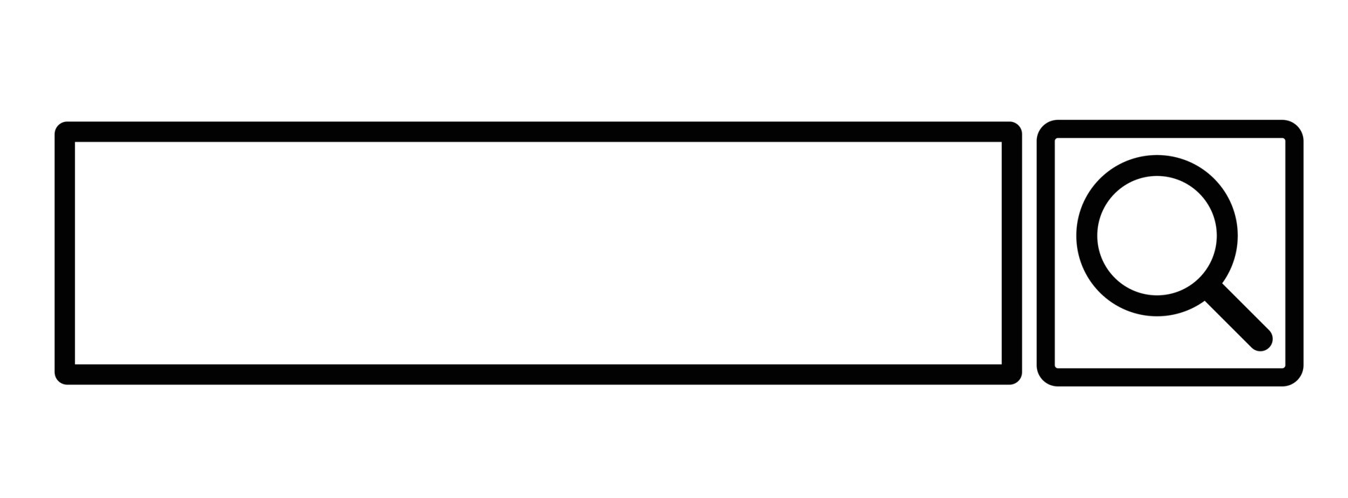 Search box with copy space, search bar icon. vector. 21868694 Vector ...