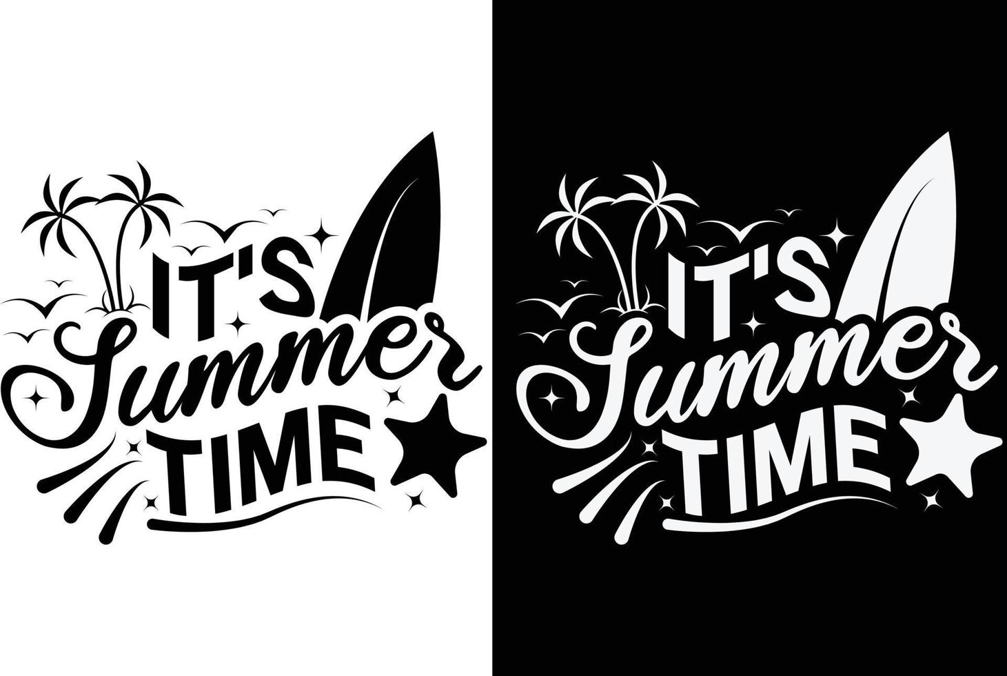 SUMMER T SHIRT DESIGN YOU CAN USE IT FOR OTHER PURPOSES vector