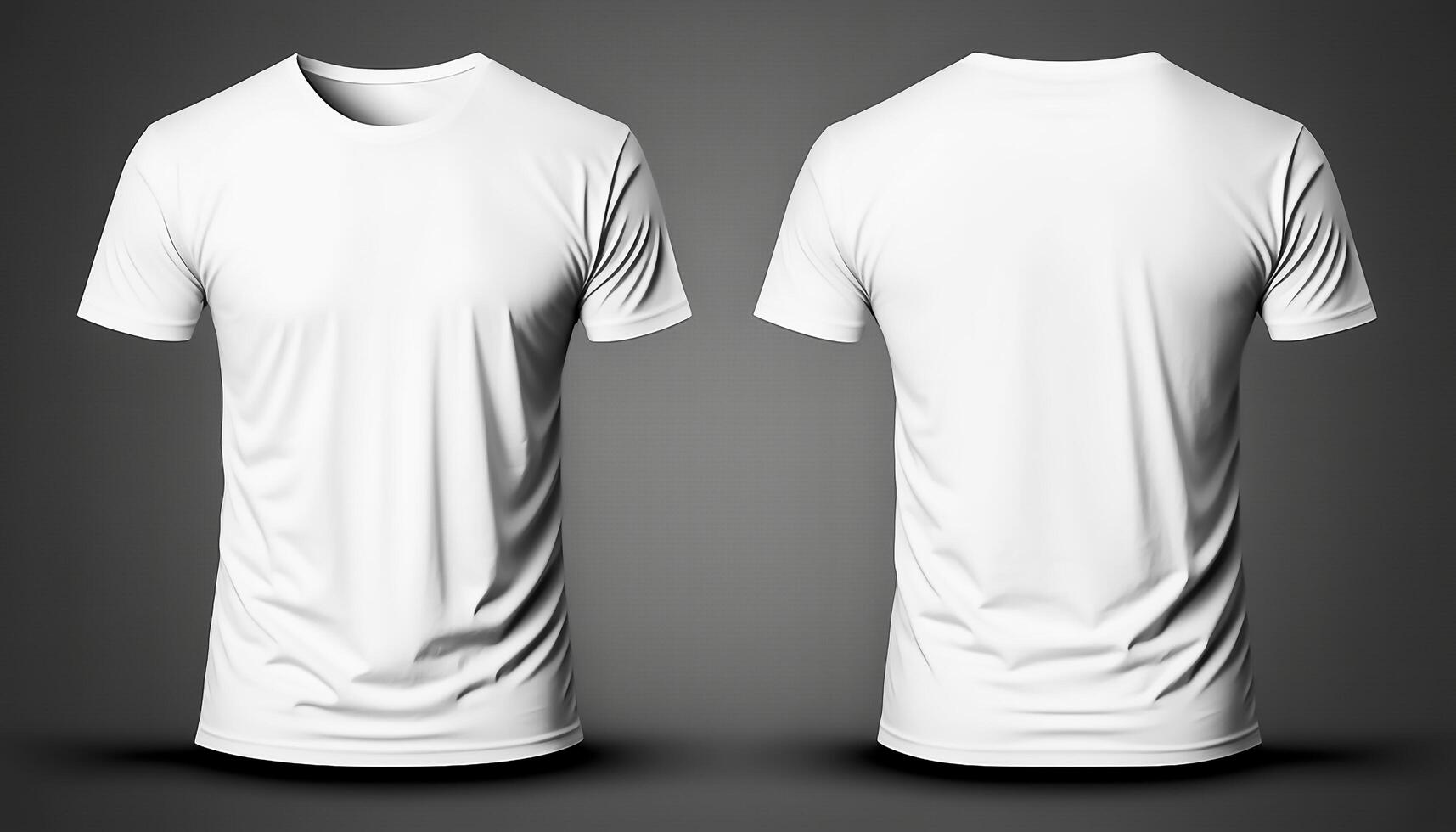 Back View White T Shirt Mockup White Man T-shirt Mockup 