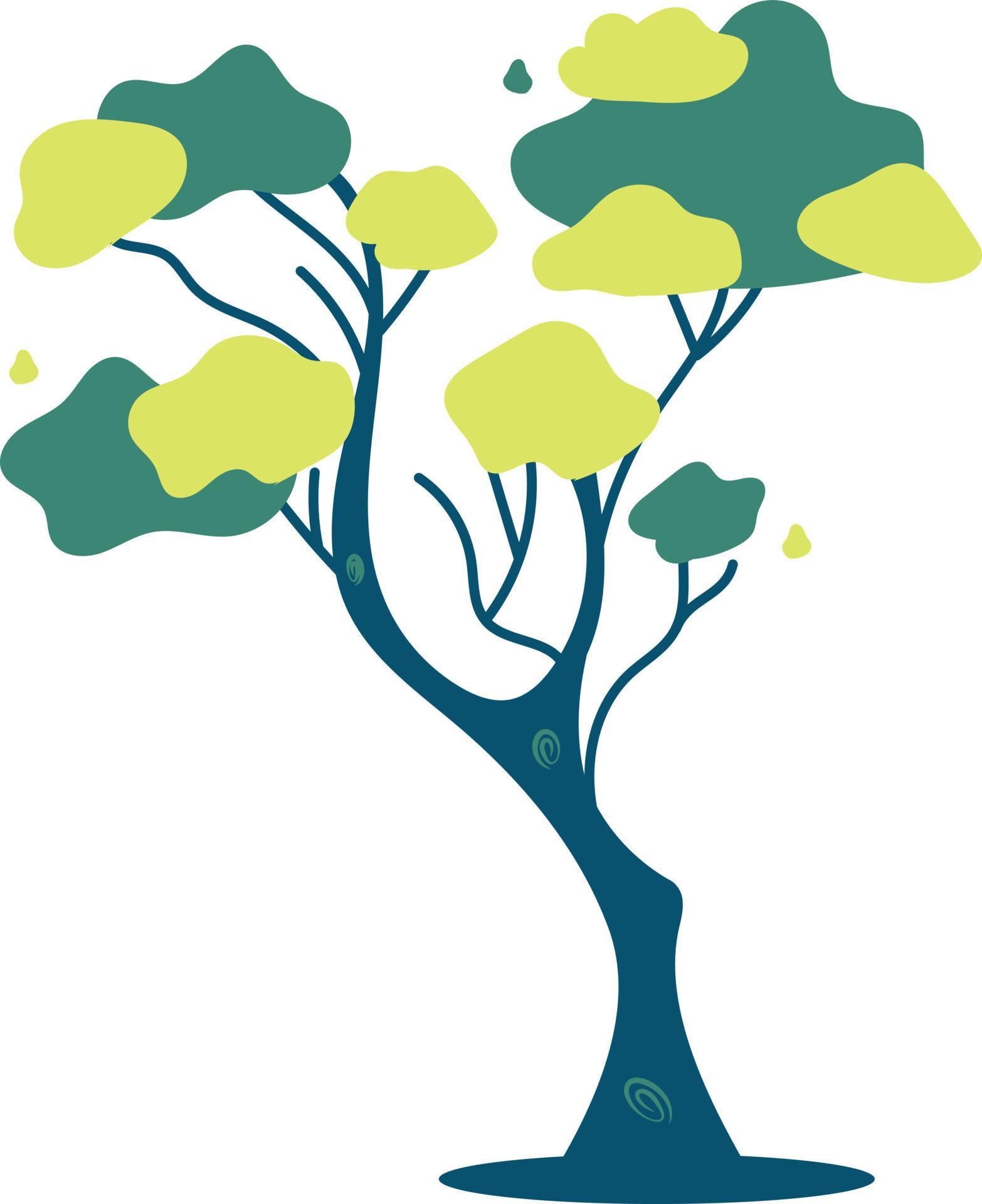 Green tree illustration 21869791 Vector Art at Vecteezy