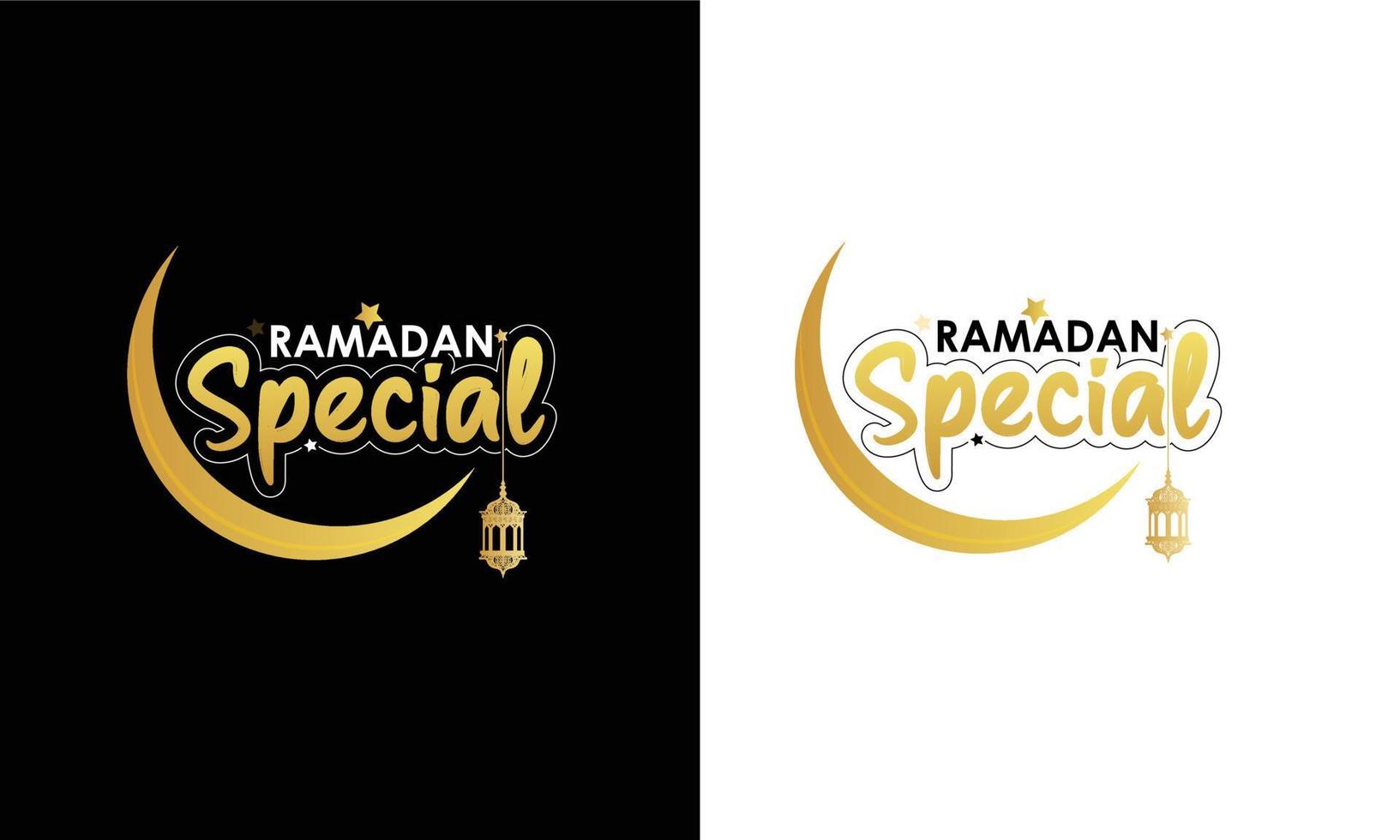 Ramadán bandera, Traducción especial Ramadán oferta, descuento oferta, Ramadán mubarak, Ramadán Kareem, etiqueta o pegatina conjunto en el ocasión de Ramadán kareem y eid mubarak, vector ilustración