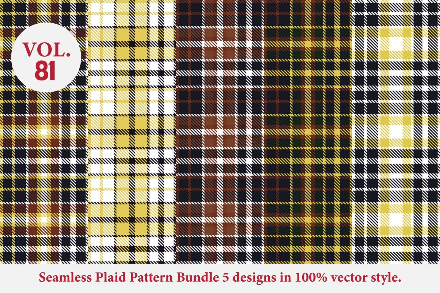 Plaid Pattern Vector, Tartan Fabric background vector