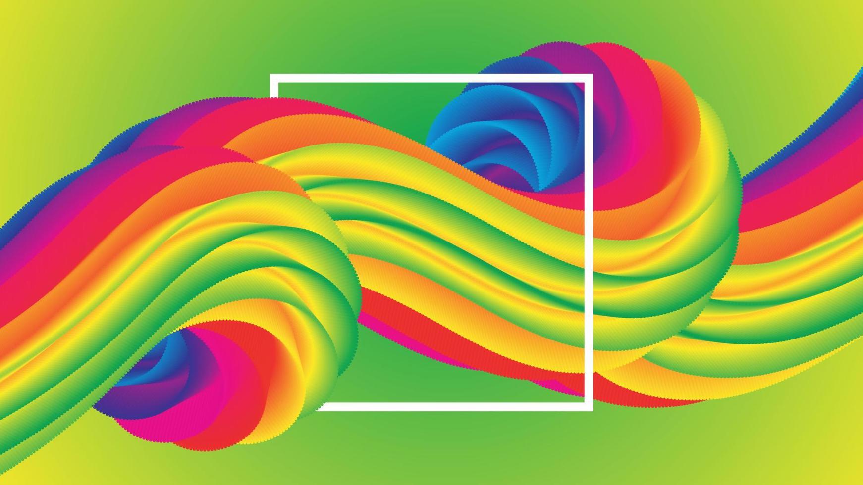 Abstract Modern Fluid Background Vector