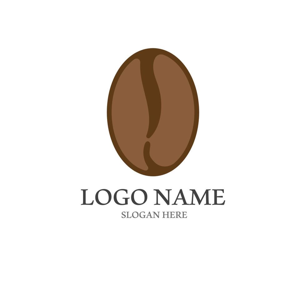 coffee bean icon vector