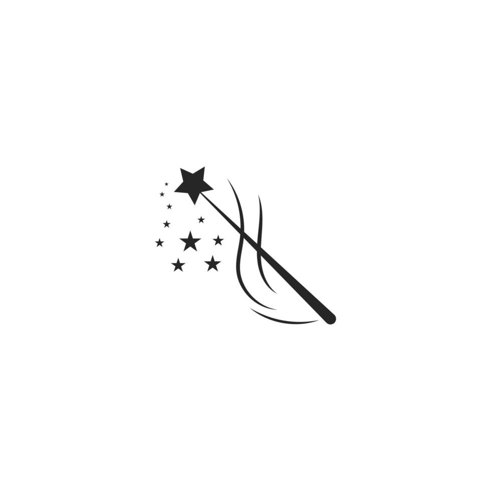 magic wand icon with vector illustration template