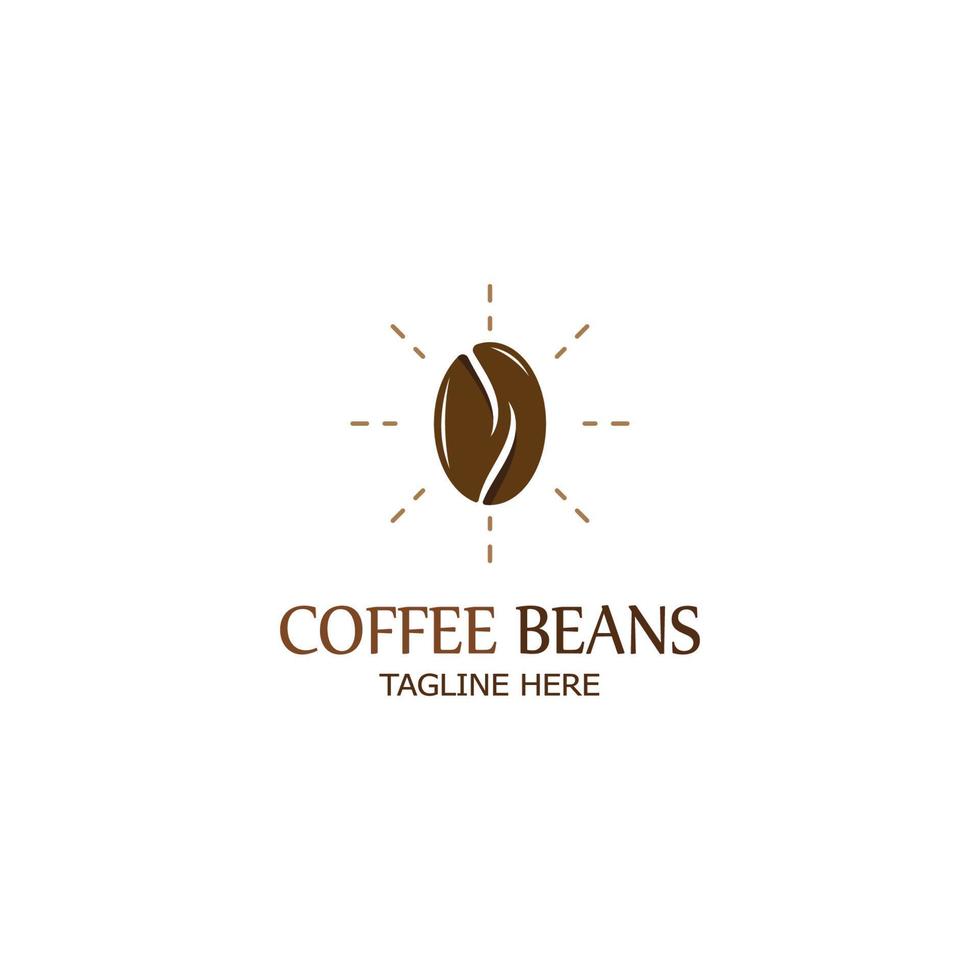 vector de icono de grano de café