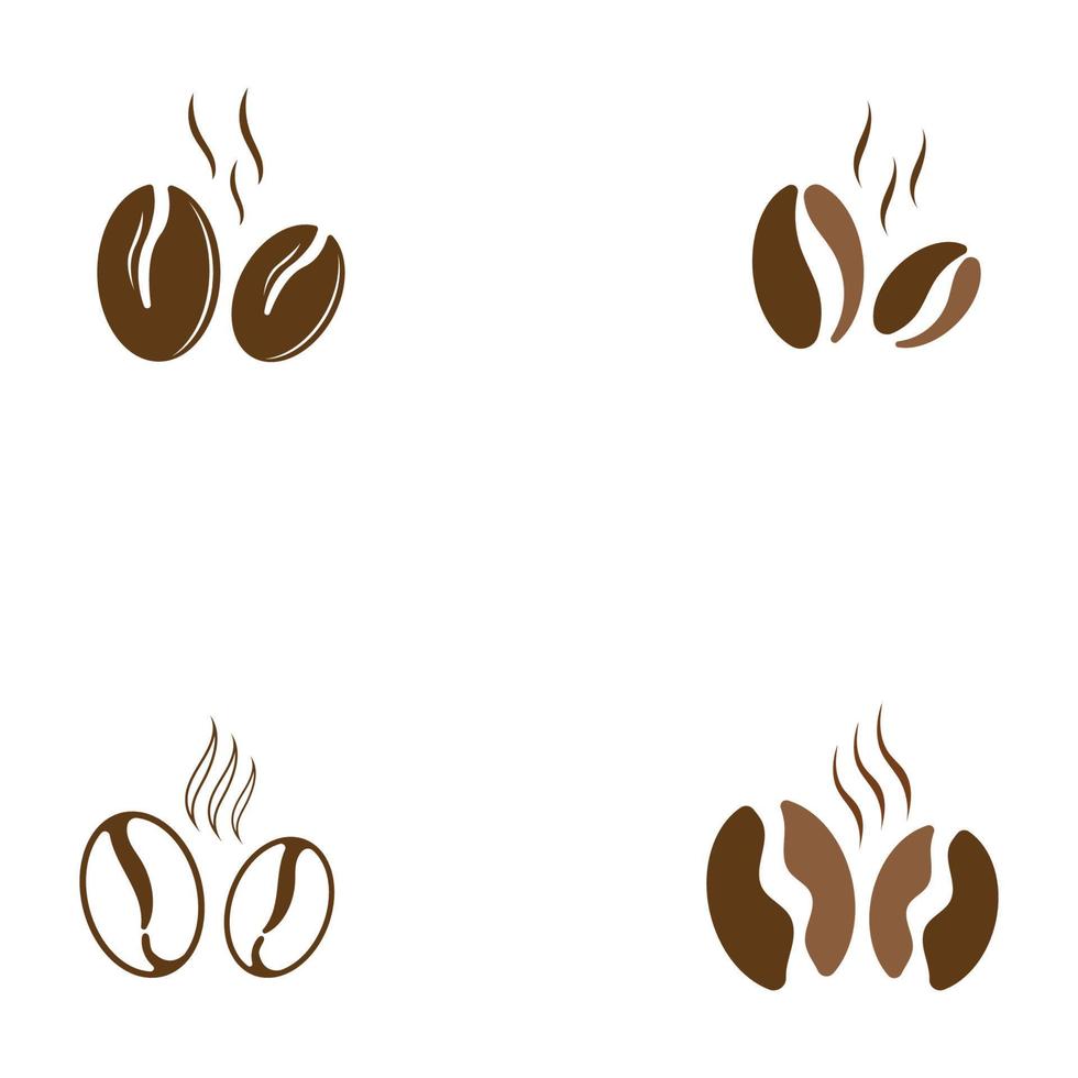 vector de icono de grano de café