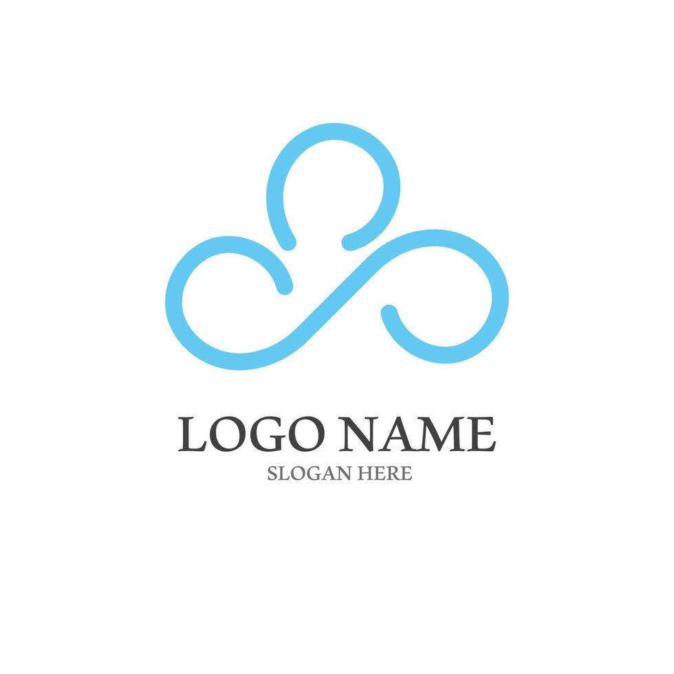 Cloud template vector