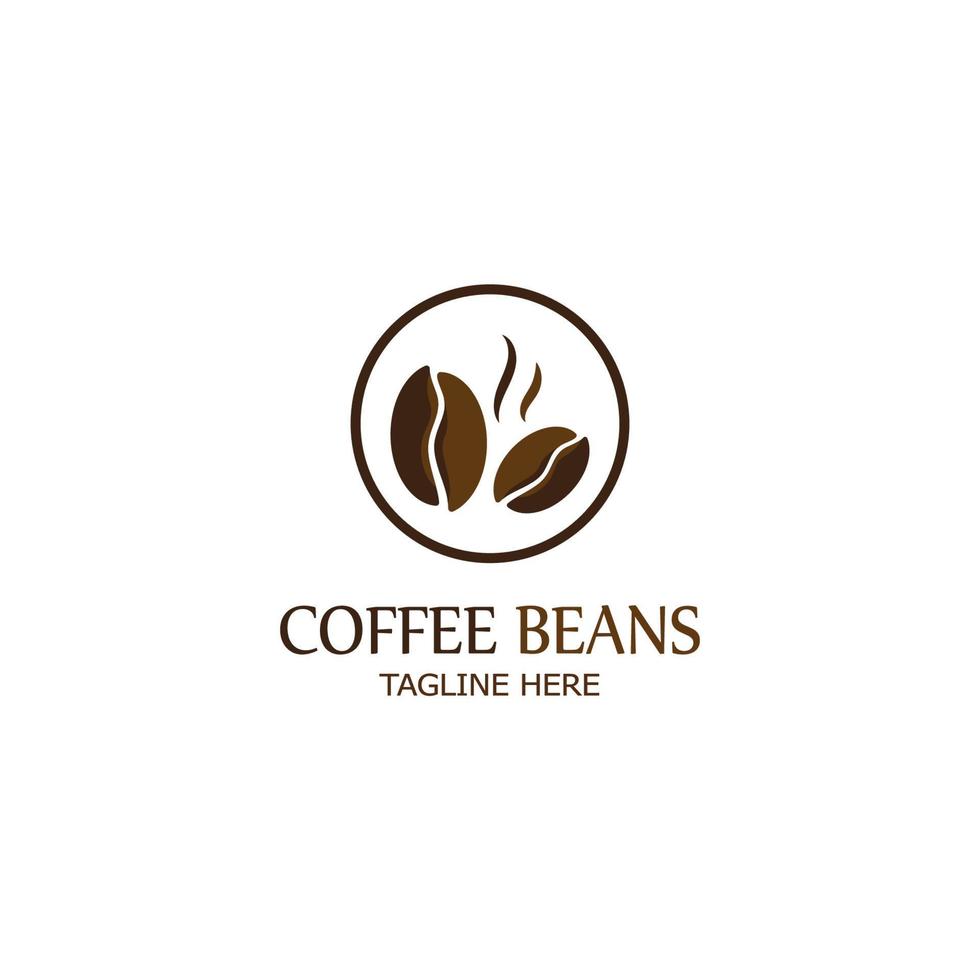 coffee bean icon vector