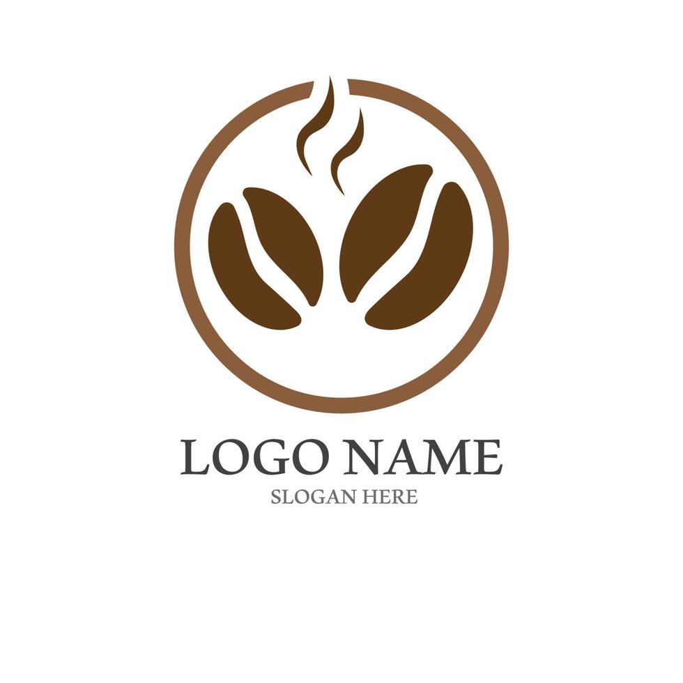 coffee bean icon vector