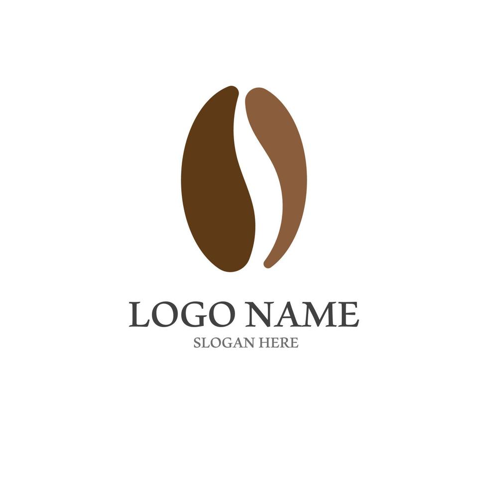 coffee bean icon vector