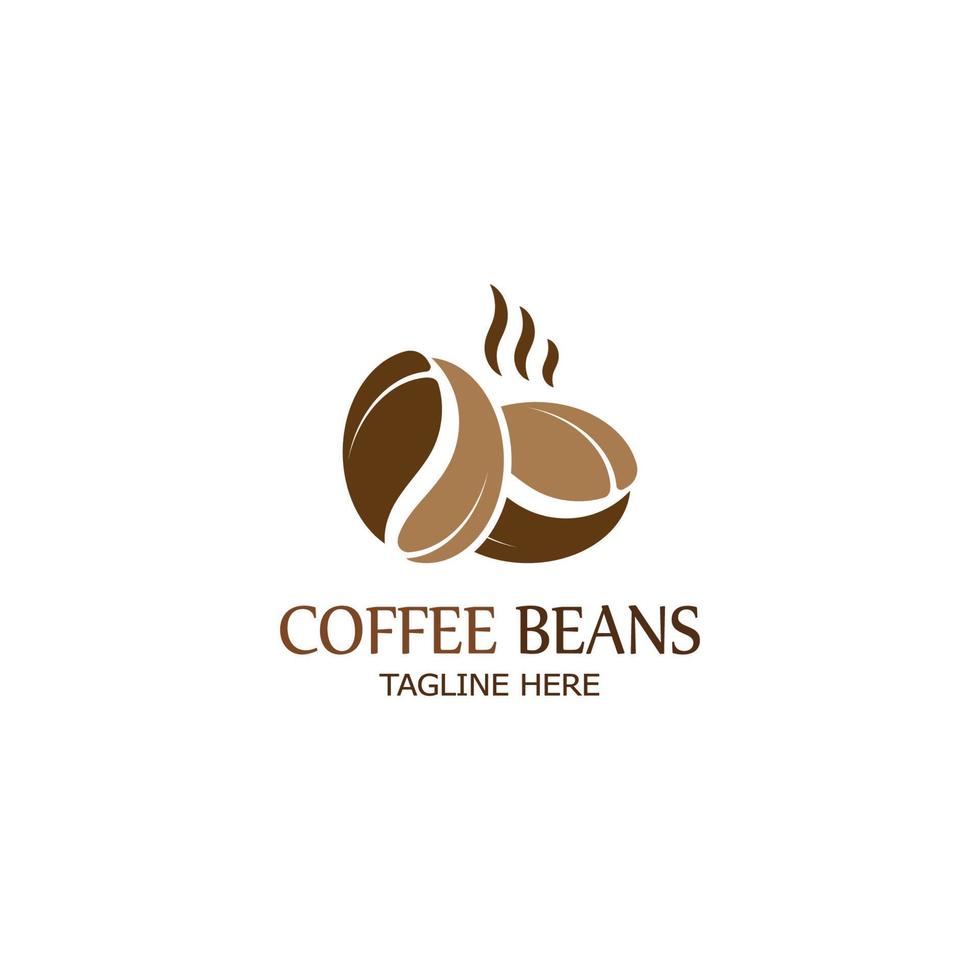 coffee bean icon vector