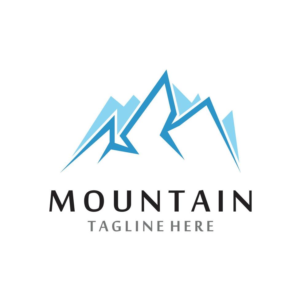 Mountain icon Logo vector