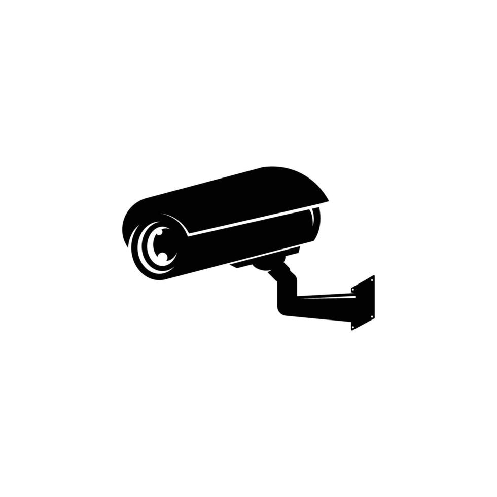 cctv tecnología y seguridad logo modelo. vector