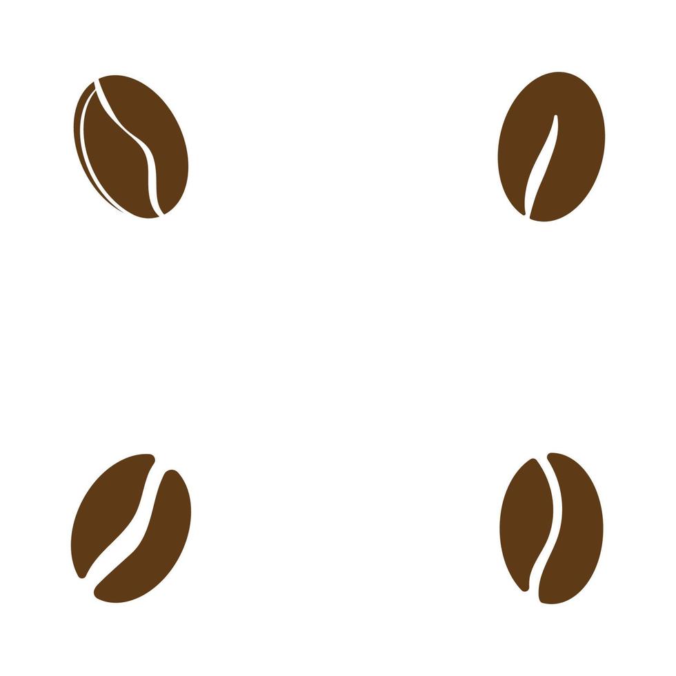 vector de icono de grano de café